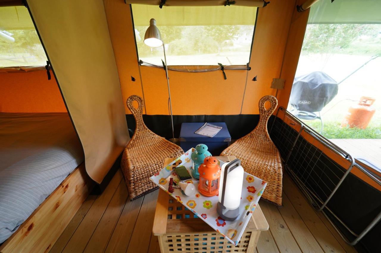 Safaritent Op Camping Berkel Bockholtz Kültér fotó